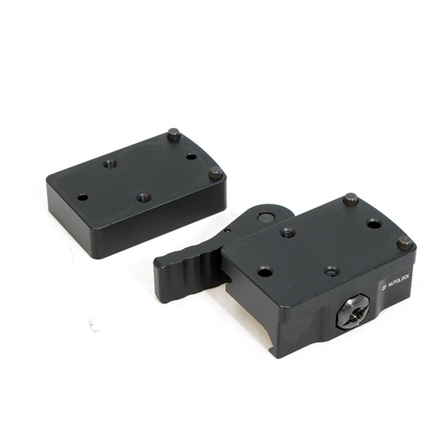 5d Erared Dot Riser Mount Plate W/qd Lever Absolute Co-witness 1.41" Optical Height Mount For Mini Reflex Compact Sight Fit