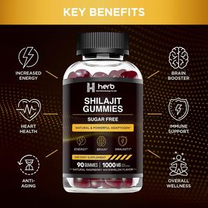 OEM/ODMプライベートラベル卸売価格 | より良いエネルギーと免疫ShilajitグミのためのヒマラヤShilajit - Product Image 6