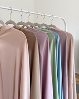 Setelan Sholat 2 Potong Baju Lebaran Ramadan Abaya Custom Print Dengan Ruffle Setelan Sholat Muslim Telekung Tas Jubah Sholat