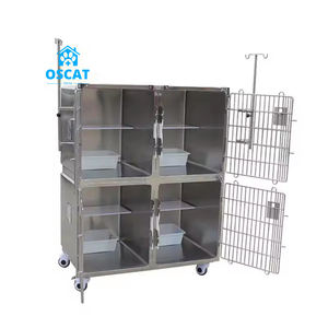 Cage vétérinaire de haute qualité OSCAT Cages pour animaux populaires Cage à presser pour chat vétérinaire - Product Image 2