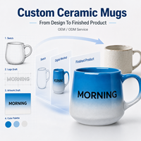 Mug en céramique personnalisé avec logo, 12 oz, tasse à café en porcelaine, boîte cadeau, anti-fuite, passe au lave-vaisselle, pour cadeaux d'entreprise, cadeaux d'entreprise privés