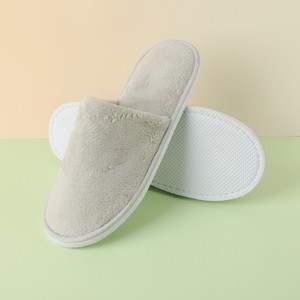 Pantuflas Antideslizantes Reutilizables de Fábrica, Lavables, con Suela Gruesa, de Terciopelo Coral de Colores, para Hoteles, Casas de Huéspedes y Hogares - Product Image 3