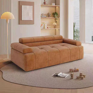 Modern Design Vacuum Packaging Compressed Foam Sectional <strong>Sofa</strong> Set Furniture Living Room Floor Seating <strong>Sofa</strong> with Ottoman - Product Image 1