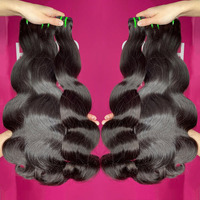 Extensiones de Cabello Humano Virgen Vietnamita al por Mayor, Liso, Doble Trama, para Mujer, Color Natural, Paquetes de Cabello Natural