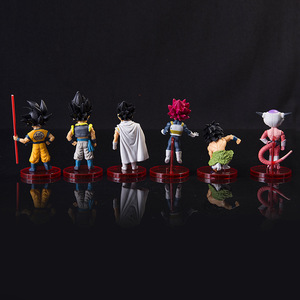6 unids/set Anime japonés <span class=keywords><strong>DBZ</strong></span> figuras Goku Broly Frieza Vegeta acción Pvc figura para Decoración - Product Image 3