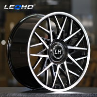 Jantes en alliage LEOHO forgées sur mesure 5X112 5X114.3 5X120 6X139.7 18 20 22 23 24 26 pouces pour Ford Land Rover Chevrolet Cadillac