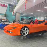 Jet ski de course haute vitesse au design Ferrari, 170 °   Drift Tri-Hull Water Craft, Propulsé par Yamaha pour les Sports Nautiques et la Location Coastale