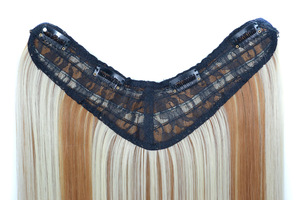 Extensión <span class=keywords><strong>de</strong></span> cabello ondulado grande Pieza <span class=keywords><strong>de</strong></span> Peluca <span class=keywords><strong>de</strong></span> una pieza para dama - Product Image 6