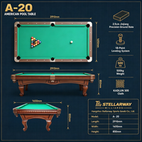 Table de billard américaine 7/8/9 pieds, cadre en bois massif, poches en cuir, plateau en ardoise écologique, haute qualité, style antique rustique