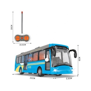 <span class=keywords><strong>Bus</strong></span> scolaire télécommandé à 5 canaux à l'échelle 1:32 avec lumières LED réalistes, <span class=keywords><strong>bus</strong></span> <span class=keywords><strong>de</strong></span> transport urbain RC rechargeable pour enfants et garçons - Product Image 2