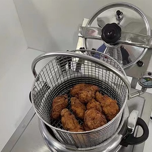 Friteuse taïwanaise électrique à haute pression commerciale avec contrôle de la température pour la qualité d'exportation de steaks de cuisses de poulet frites américaines - Product Image 4