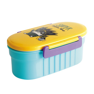 Single Layer <b>Plastic</b> <b>Lunch</b> <b>Box</b> Rectangle With Lid For Children Meal Storage - Product Image 3