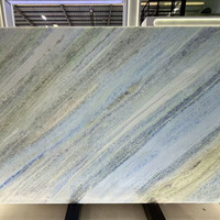 Brasilianische Cristalita Blaue Quarzit-Platten - Eisblauer Kristallstein für Küchenarbeitsplatten, Waschtische & Wände, Poliert und Maßgeschnitten