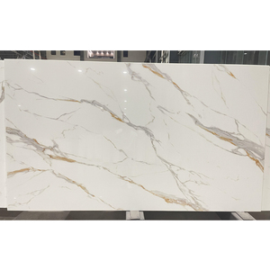 Đá cẩm thạch nhân tạo nhìn Nano tinh thể màu trắng tinh khiết Nano Tinh thể thủy tinh đá Nano kính tấm - Product Image 5