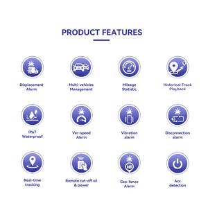 מכשיר מעקב חכם עמיד למים עם מנוע חיתוך מרחוק עבור אופנוע <span class=keywords><strong>gps</strong></span> רכב אופנוע עם פונקציה מלאה - Product Image 6