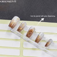 Support transparent pour la pratique de la pose des ongles en acrylique de style japonais Présentoir pour ongles avec couleur et logo personnalisé