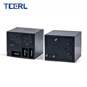 ROHS Сертифицированный компактный T91 4-контактный 5 В 12 В 40А преобразовательный силовой реле герметичный эпоксидный защитный блок бытовой электроники - Product Image 1