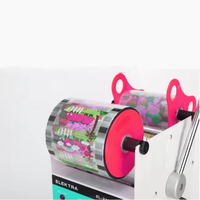 Machine à sceller les gobelets en plastique 220V, manuel électrique, machine à sceller les gobelets en papier Boba