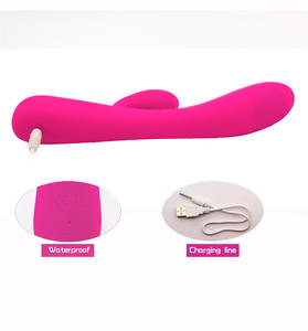 Vibratore a Rosa <span class=keywords><strong>per</strong></span> Punto G e Clitoride con Riscaldamento, Vibratore Doppio Impermeabile Ricaricabile, Giocattolo Sessuale <span class=keywords><strong>per</strong></span> <span class=keywords><strong>Lei</strong></span> - Product Image 5