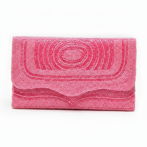 BRODERIE PERSONNALISÉE UNIQUE FANCY BOHEMIAN STYLE FASHION PERLE MAIN PORTEFEUILLES D'EMBRAYAGE AVEC DOUBLURE BRODERIE VENTE EN GROS - Product Image 1