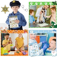 Kinder-Spielnotizblöcke 4 x 6 Zoll, 40 Seiten, fantasievolle Rollenspiel-Notizbücher für Kleinkinder