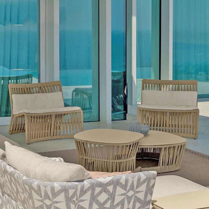 Jardins ensembles l extérieur canne canapé ensemble mobilier d'extérieur - Product Image 3