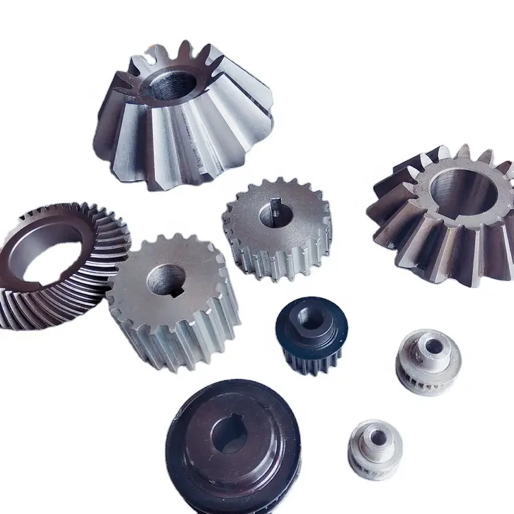 Free sample CNC high quality grinded pinion professional oem spur spiral helical hypoid bevel gear