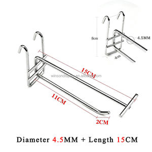 Free Sample Supermarket Metal Metal Display Pegboard <b>Hooks</b> for Wall Display - Product Image 2