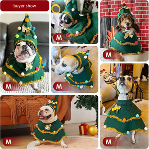 2026 NEW Pet Xmas <b>Outfit</b> With Hat Cute Fancy Dress for <b>Dogs</b> Cats Holiday Party Photo Prop Pet Cloak <b>Dog</b> <b>Christmas</b> Costume - Product Image 2