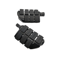 Repose-pieds confortables inclinés pour moto de tourisme, pliables et réglables, à fixation par pince, pour barre de protection moteur, pour autoroute
