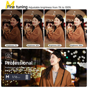 G12 Mini GN12 chụp ngoài trời dẫn đầu điền vào ánh sáng cho bức ảnh & live streaming Tương thích với tất cả các máy ảnh & đèn flash - Product Image 3