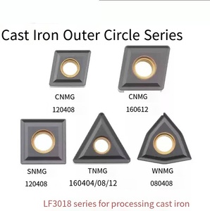 OEM wnmg080404/12 lf3018 công cụ zhuzhou thông qua khe tam giác bên ngoài NC lưỡi gia công Carbide - Product Image 2