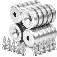 Kostenlose Muster: Starker D20x7 Pot-Rundmagnet aus Neodym, Befestigung mit M3 M4 M5 Schrauben
