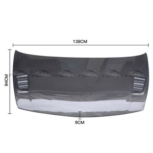 Pour Honda Civic 8ème génération FD2 Si Type R, capot moteur en carbone amélioré, 2006+ - Product Image 1