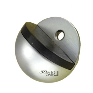 Fermaporta a Molla in Acciaio Inox e Lega di Zinco - Resistente Fermacancello per Porte Scorrevoli in Vetro con Design Moderno per Uso Alberghiero - Product Image 2
