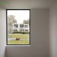 Ventana Fija de Aluminio para Uso en la Costa, Ventana Fija de Vidrio Aislante Anticorrosión para Edificios en Climas Húmedos