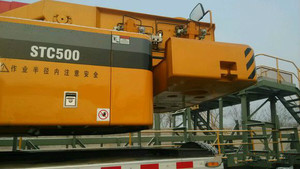 Grue mobile tout-terrain certifiée Sany ZTC500 de 50 tonnes d'occasion, hauteur de levage, moteur - Product Image 4