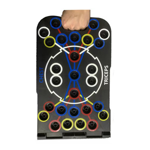 2026 New Design Portable Foldable Dip Stand Home Workout <b>Exercise</b> Equipment for Push-Ups Foldable Push-Up Board with Stand - Product Image 3