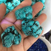 5 gravier en pierre naturelle, cristal de Turquoise, vente en gros, à vendre