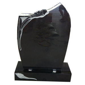 SH камень оптом резной лилии гранитный надгробие для кладбища - Product Image 1