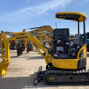 Komatsu d'occasion PC20 20, machine d'excavatrice sur chenilles, moteur Cummins, prix compétitif, roulement de pompe avec boîte de vitesses - Product Image 1