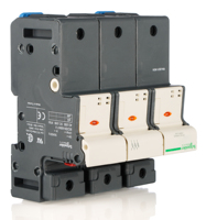 Fuse Base, 50A, 690V AC, 3 Pole, DIN 35 Mm Rail DF Series