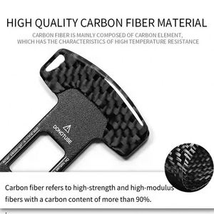 Cinturones de Seguridad Universales para Automóvil de 2 Puntos con Hebilla de Nailon y Extensión de Plástico para Clip Limitador Silencioso - Product Image 3