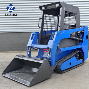 Gratis Verzending Mini <span class=keywords><strong>Skid</strong></span> Stuur Lader Chinese Lezum La670 Compact Spoor Diesel Kubota Motor Mini <span class=keywords><strong>Skid</strong></span> Stuurlader Te Koop - Product Image 1