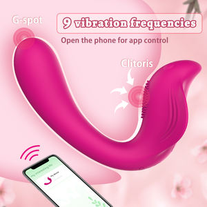 Ylove G-Spot Vibrador Uso personal APP Controlado <span class=keywords><strong>Vagina</strong></span> Juguetes sexuales con <span class=keywords><strong>mariposa</strong></span> Estimular Masturbador para mujer - Product Image 3