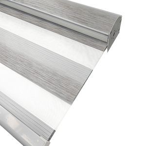 Persianas Zebra Inteligentes Modernas Personalizadas de Doble Capa para <span class=keywords><strong>D</strong></span>í<span class=keywords><strong>a</strong></span> y Noche, Persianas Zebra Eléctricas Motorizadas Automáticas Opacas para Ventanas - Product Image 1