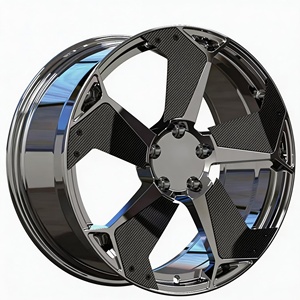 Rines de Aleación de Aluminio y Fibra de Carbono Forjados de Cinco Radios 19x8.5J 5x120.65 Nuevos para <span class=keywords><strong>Corvette</strong></span> (ET 40mm/25mm) - Product Image 5