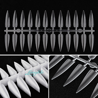 Fangkle Vente en gros Nail Color Stiletto Nail Display Tips 240pcs pour salon