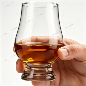 Verre à whisky en cristal sans plomb haute transparence avec logo personnalisé, verre <span class=keywords><strong>Glencairn</strong></span> 190 ml, verres de dégustation pour whisky et vodka - Product Image 5