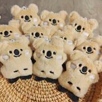 Cadeau personnalisé kawaii peluche porte-clés sac à dos pendentif coréen Koala fourrure peluche mignon pendentif porte-clés